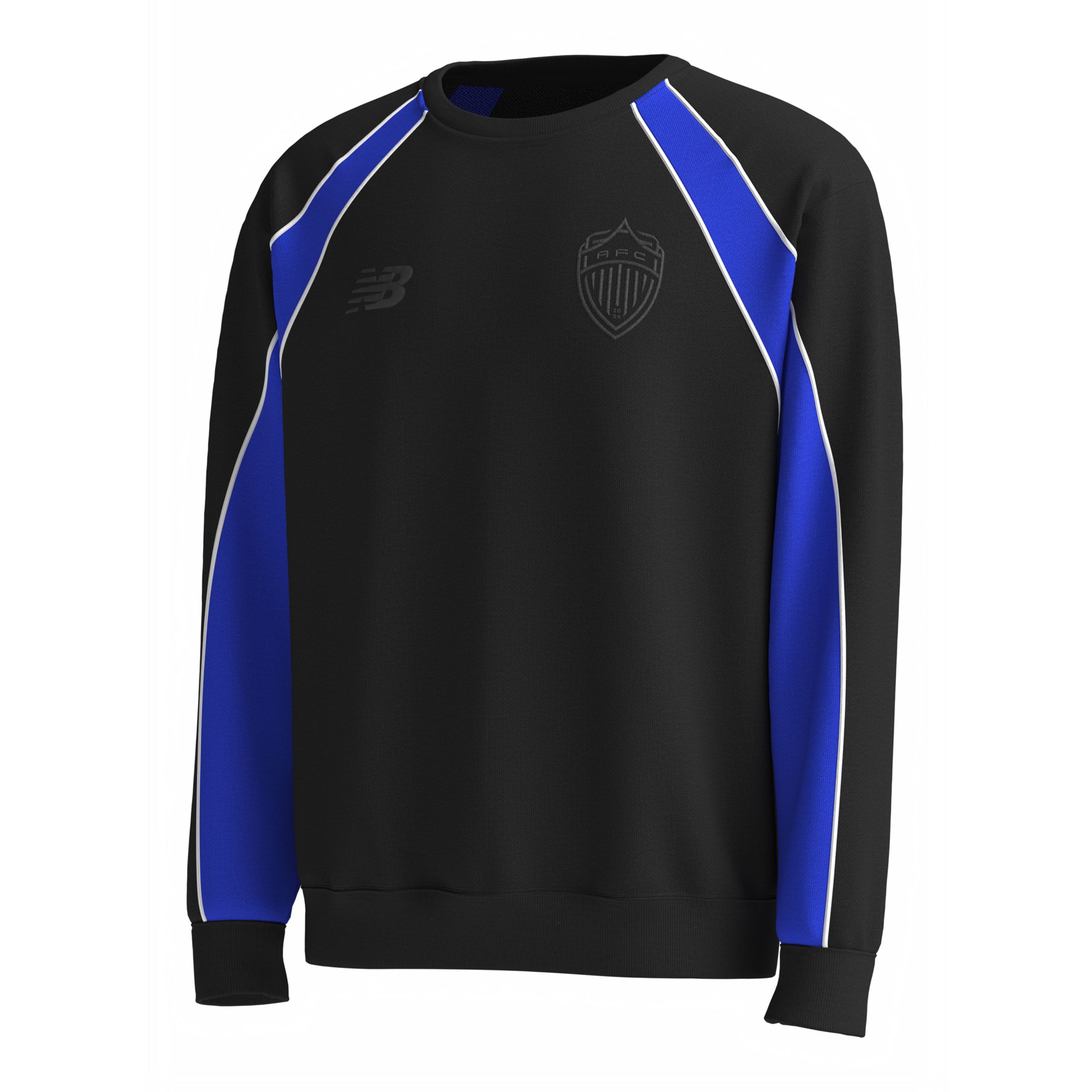 New Balance AFC Black/Blue Retro Crew - Adults, AF117931BKB