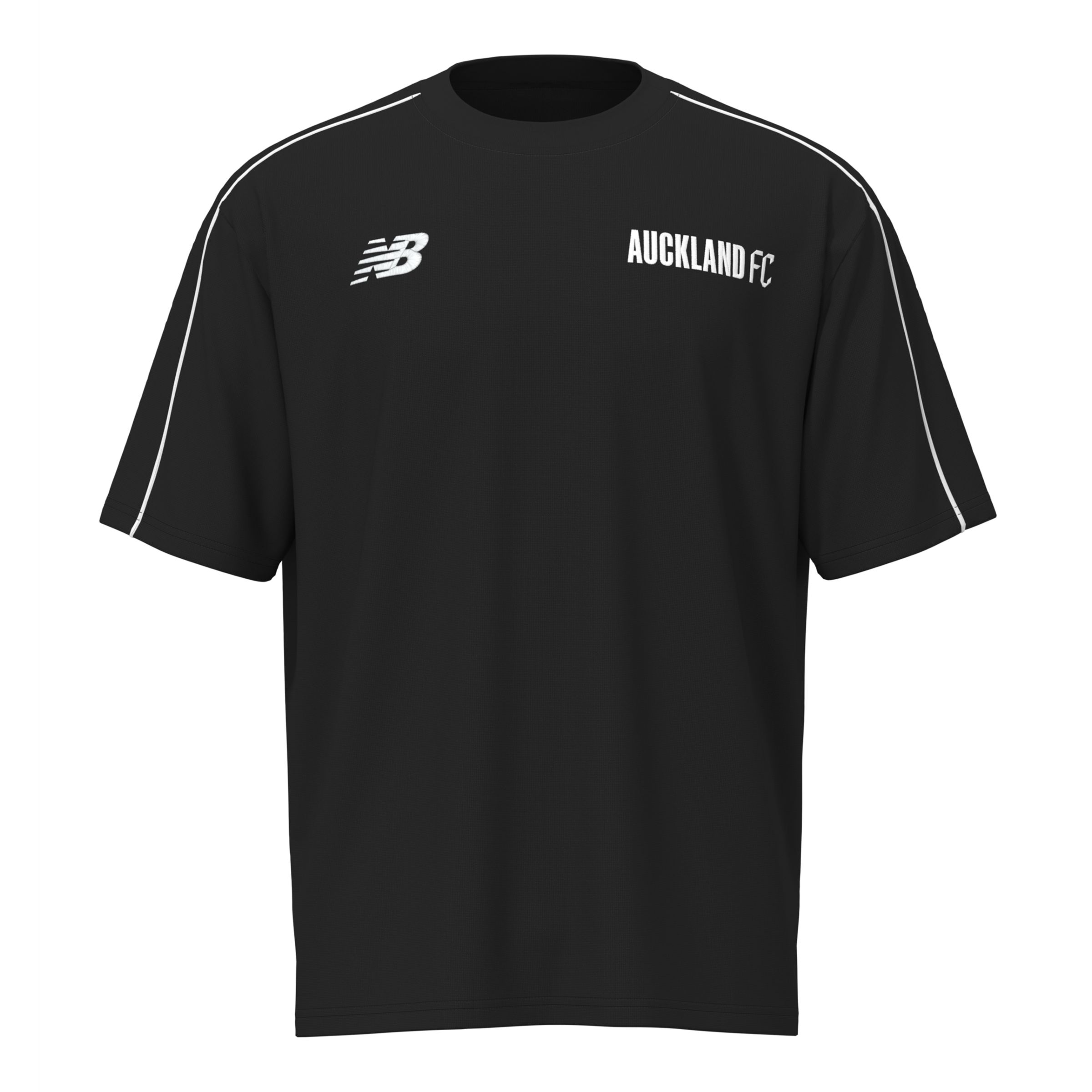 New Balance OVERSIZED BLACK TEE - ADULT, AF117932BK