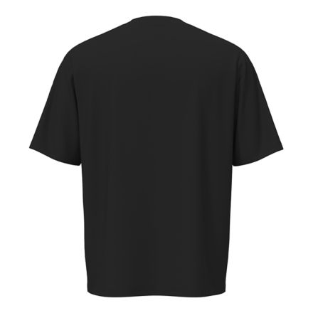 OVERSIZED BLACK TEE - ADULT, BLACK, AF117932BK