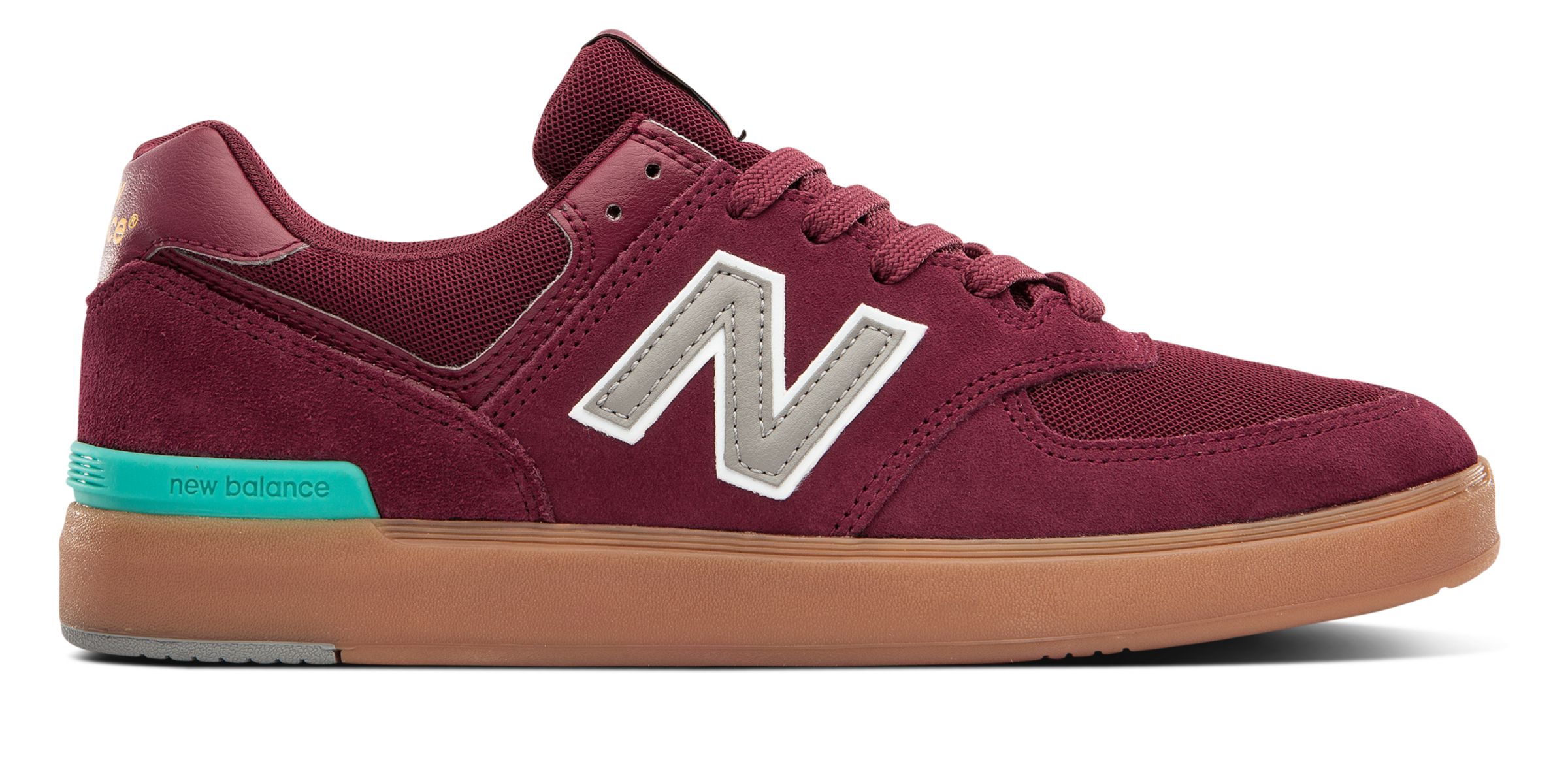 new balance all coasts 574 burgundy