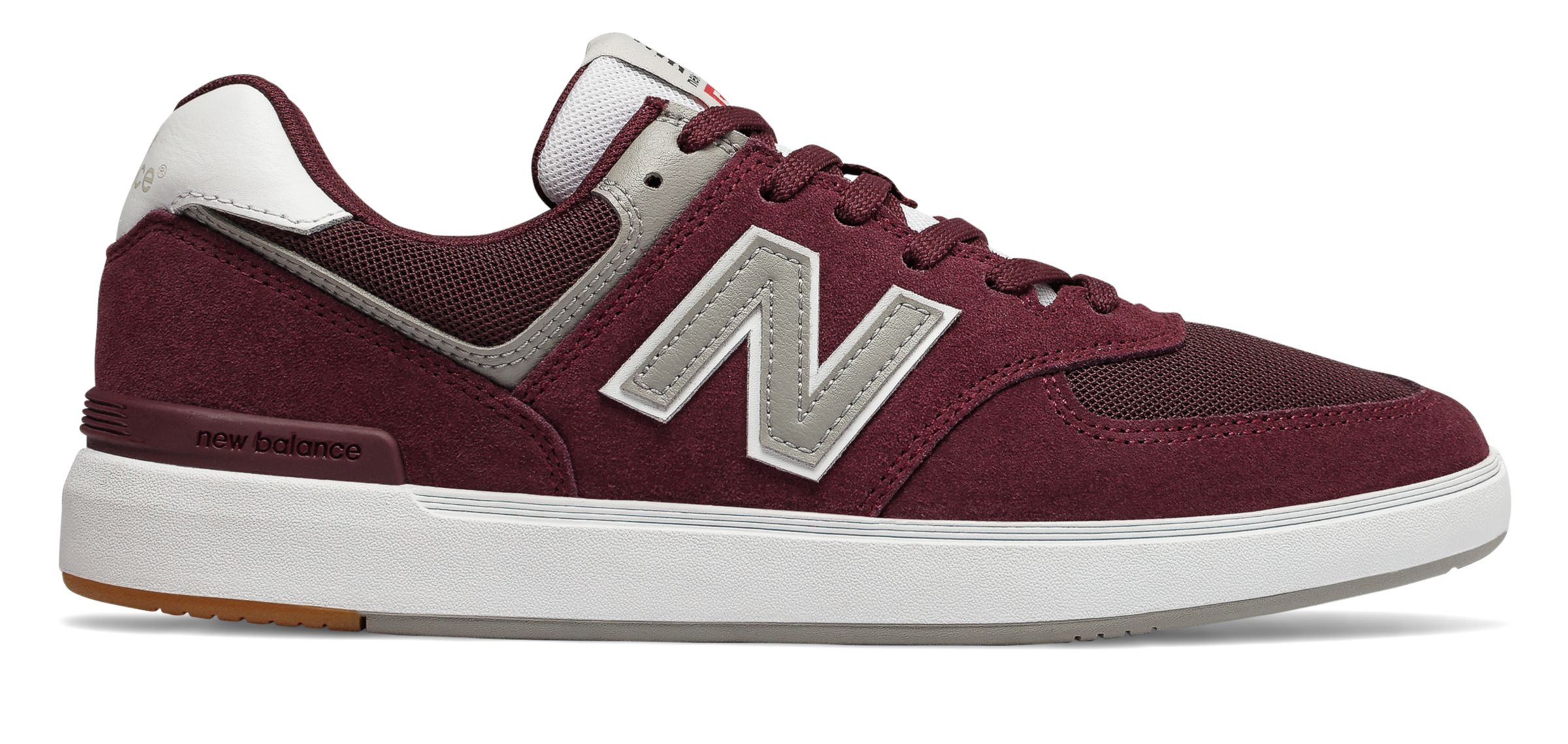 new balance am574 burgundy