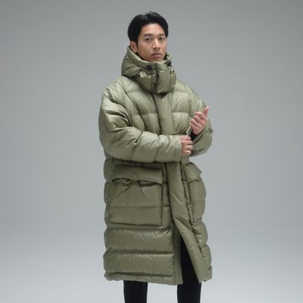 MET24 Long Down Jacket, DARK OLIVINE, AMJ45024DEK