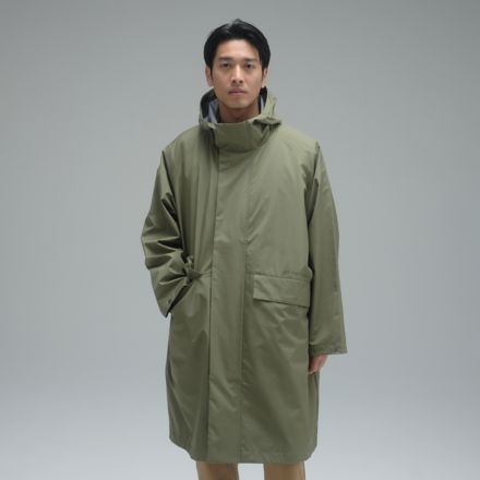 MET24 Hooded Long Jacket, DARK OLIVINE, AMJ45029DEK