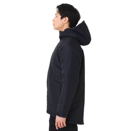 Black Out パデッドハーフコート 撥水加工, BLACK, AMJ45262BK