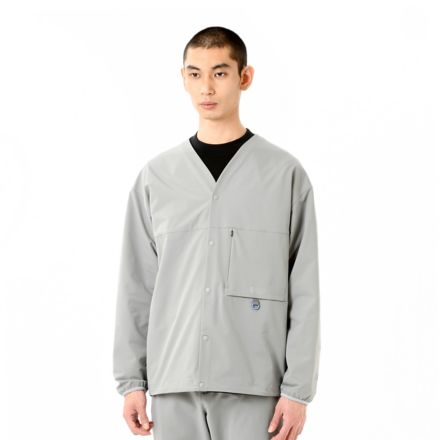 ソフトシェルカーディガン, SLATE GREY, AMJ45736YST