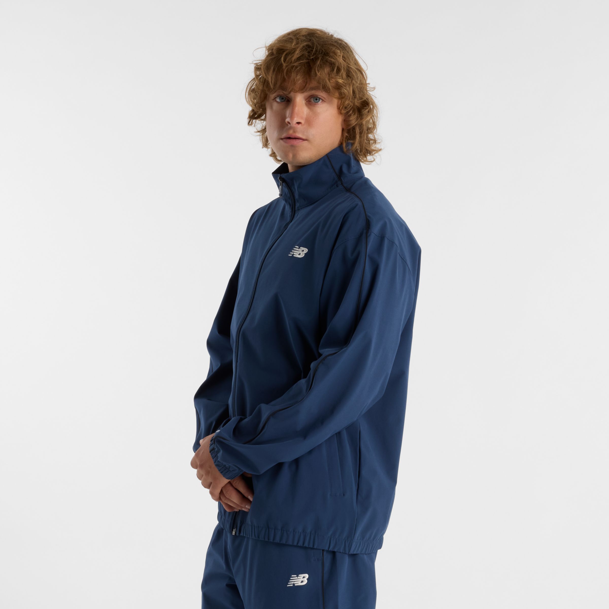 ウーブントラックジャケット