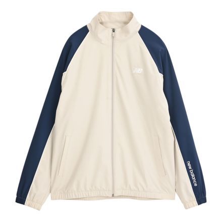 ウーブントラックジャケット 裏トリコット起毛