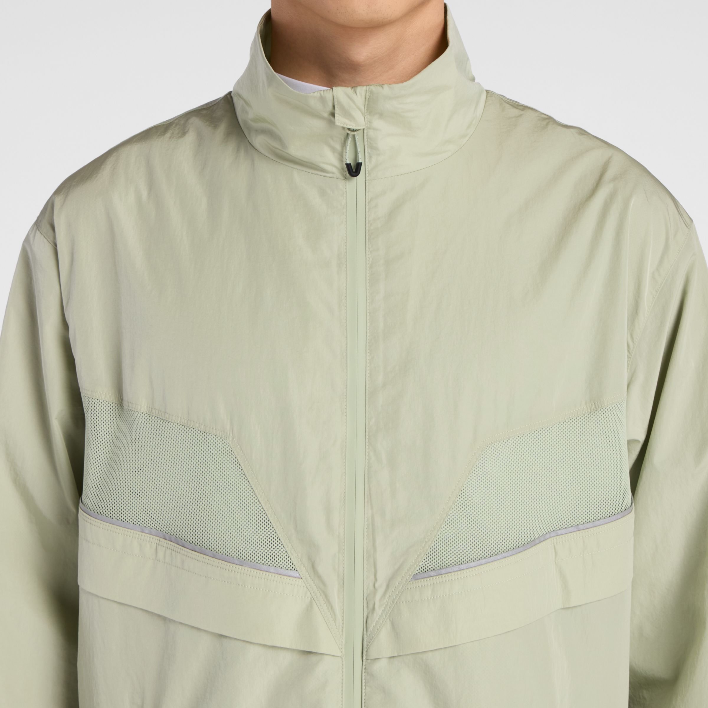 NB GREY フルジップジャケット