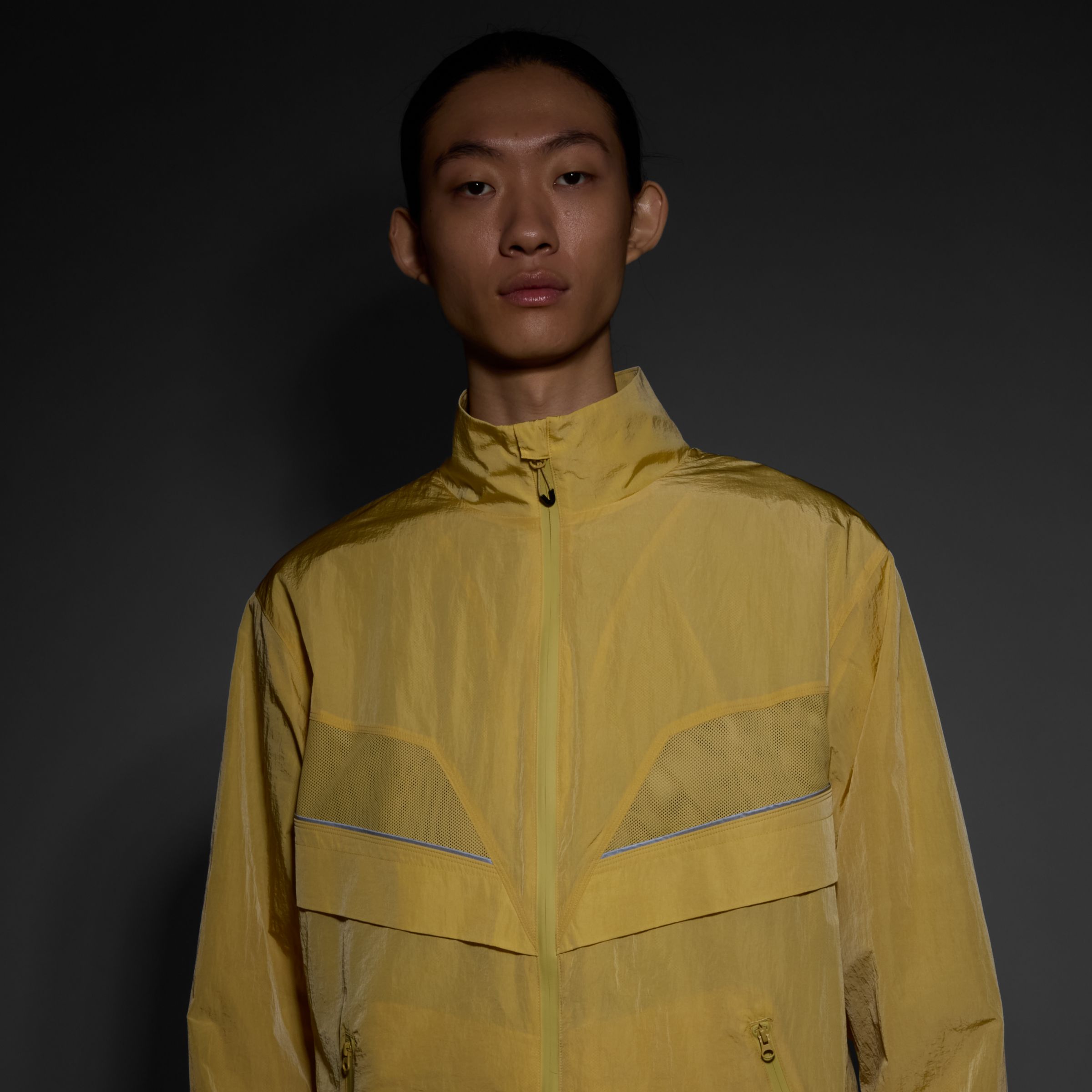 NB GREY フルジップジャケット