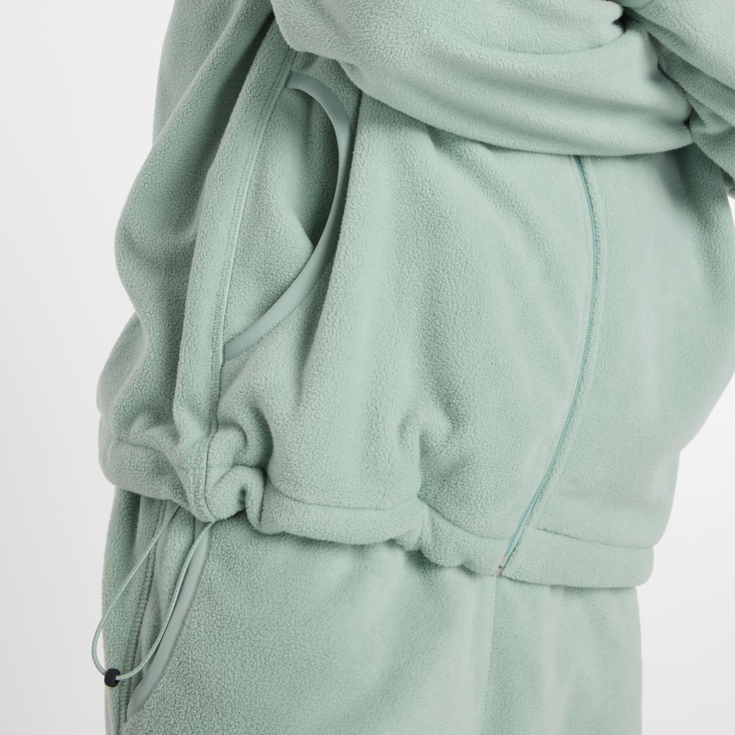 NB GREY フルジップフリースジャケット