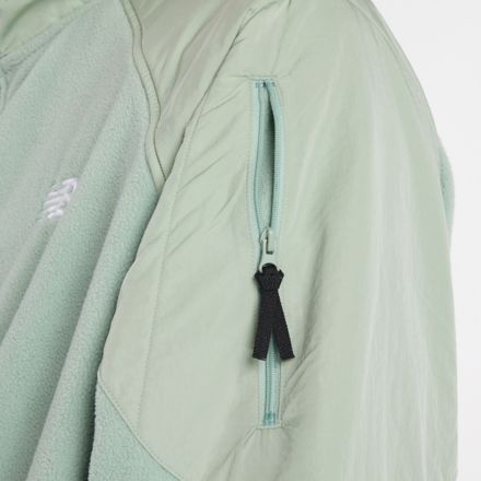 NB GREY フルジップフリースジャケット