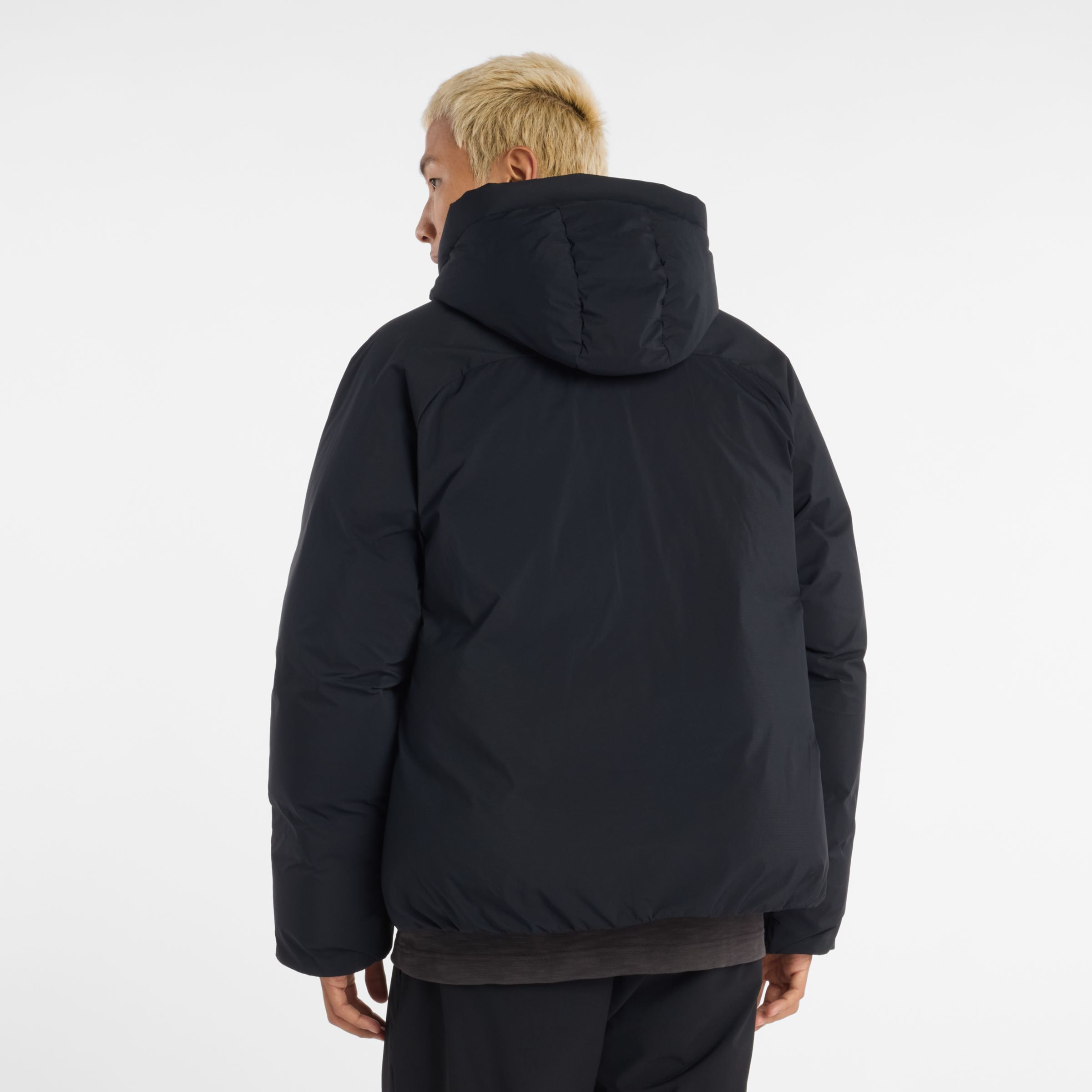 NB GREY ダウンショートジャケット