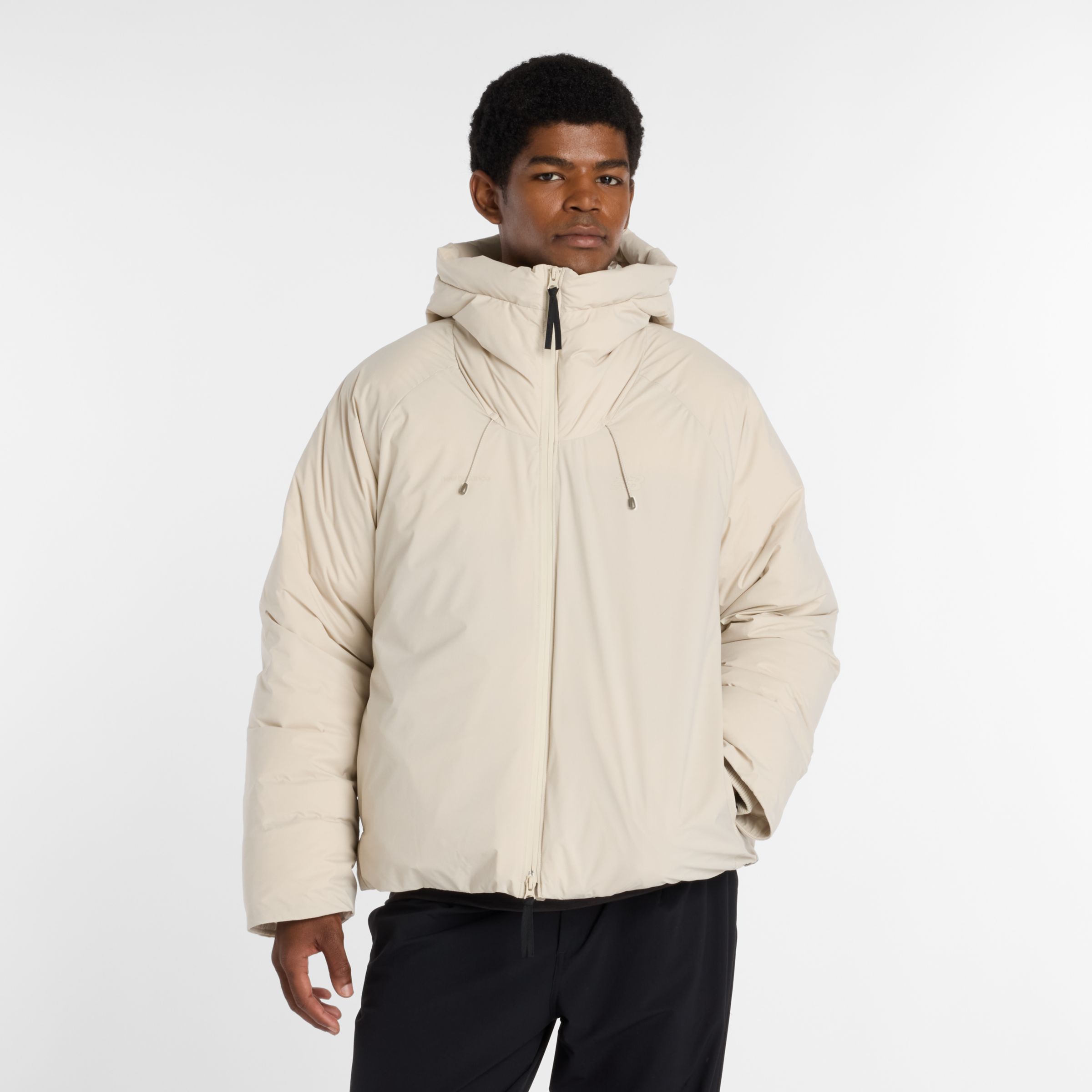 NB GREY ダウンショートジャケット