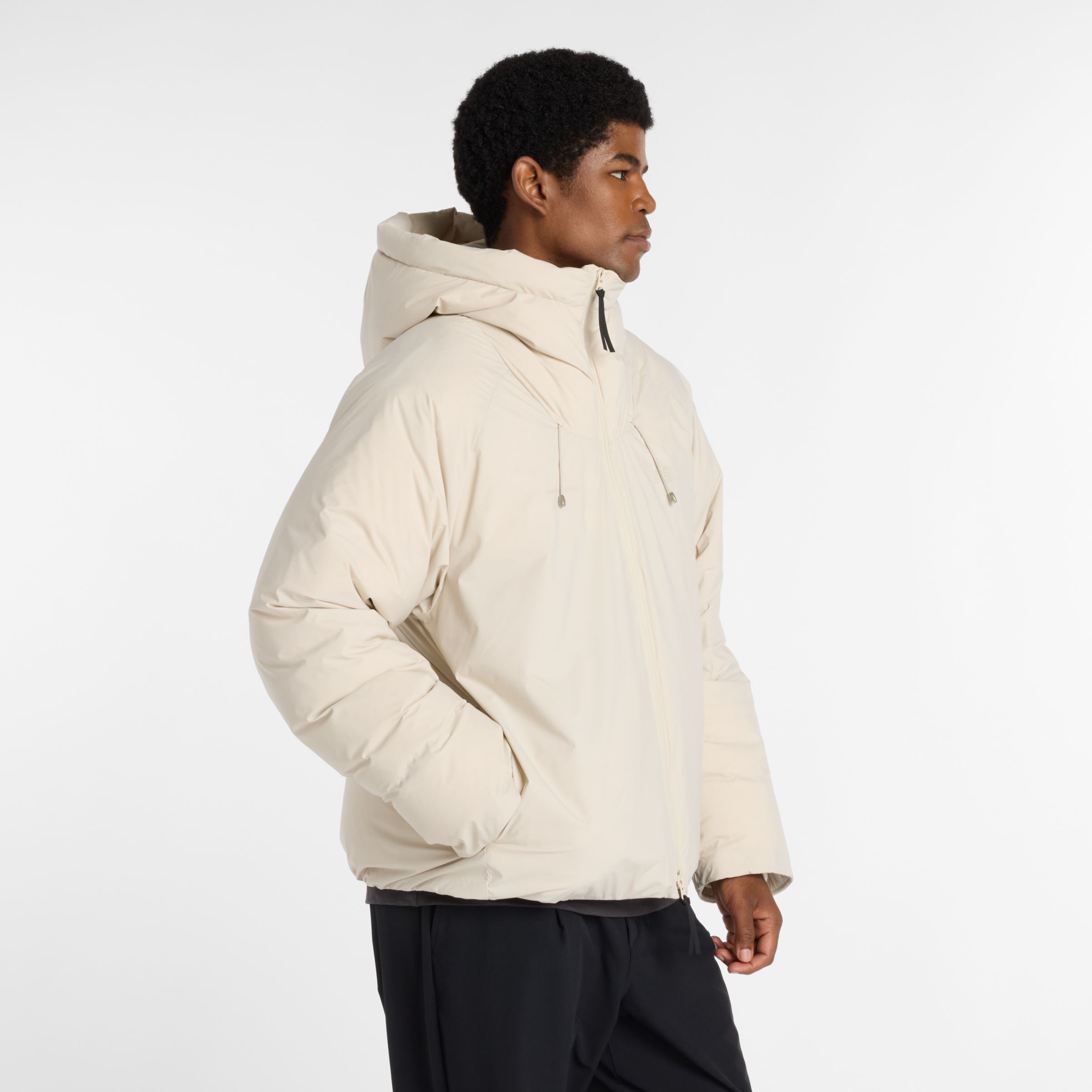 NB GREY ダウンショートジャケット