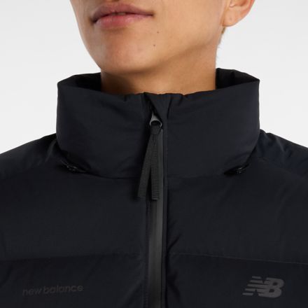 NB GREY カラーブロックダウンジャケット