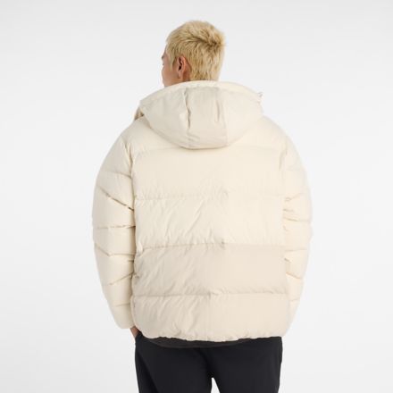 NB GREY カラーブロックダウンジャケット