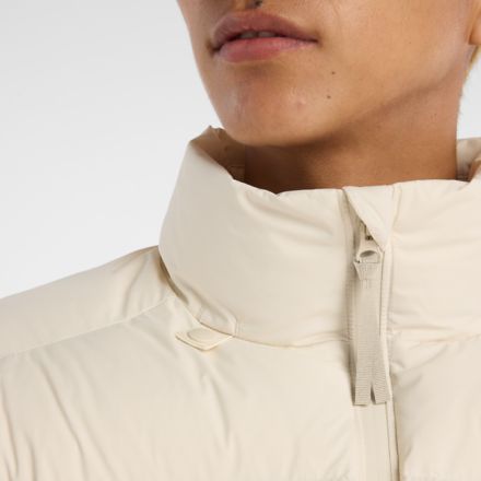 NB GREY カラーブロックダウンジャケット