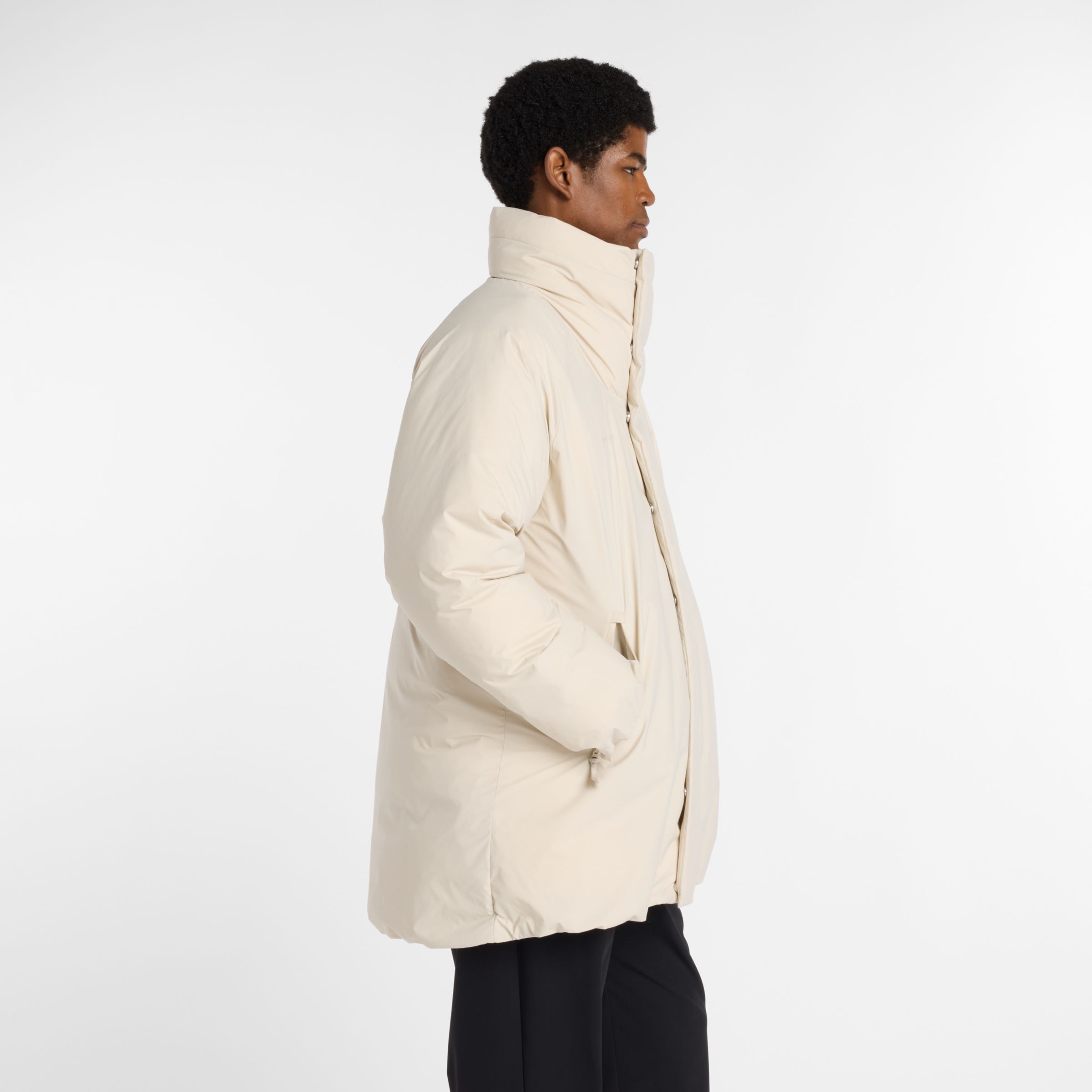 NB GREY ダウンミドルジャケット