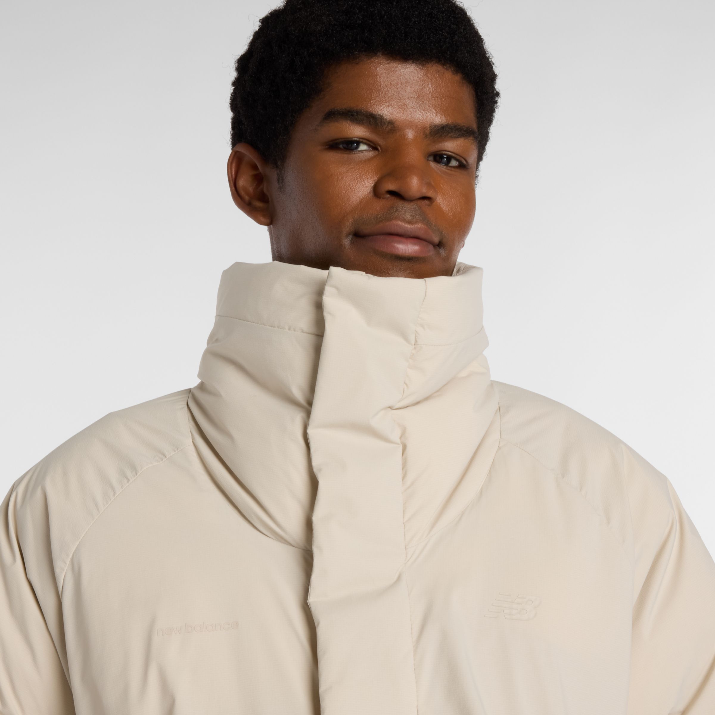 NB GREY ダウンミドルジャケット