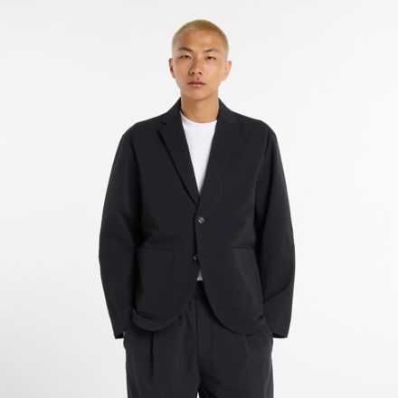 NB Grey Single Jacket, BLACK, AMJ53634BK