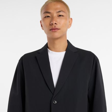 NB Grey Single Jacket, BLACK, AMJ53634BK