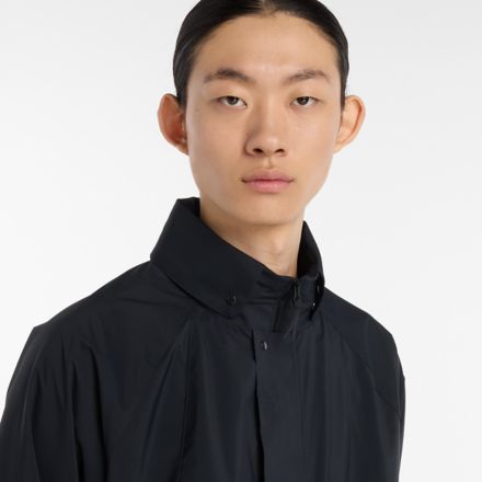 NB GREY スタンドカラージャケット, BLACK, AMJ53637BK