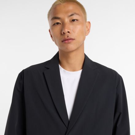 NB Grey Single Jacket, BLACK, AMJ53639BK