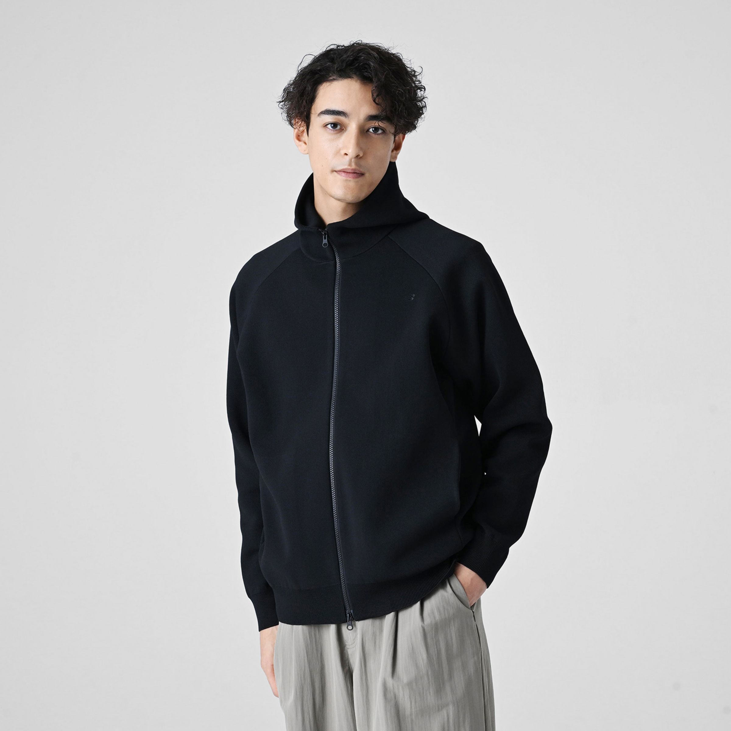 MET24 Knit Zip Up Hoodie Jacket