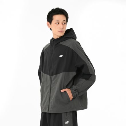 タスランナイロンウーブンフーデッドジャケット