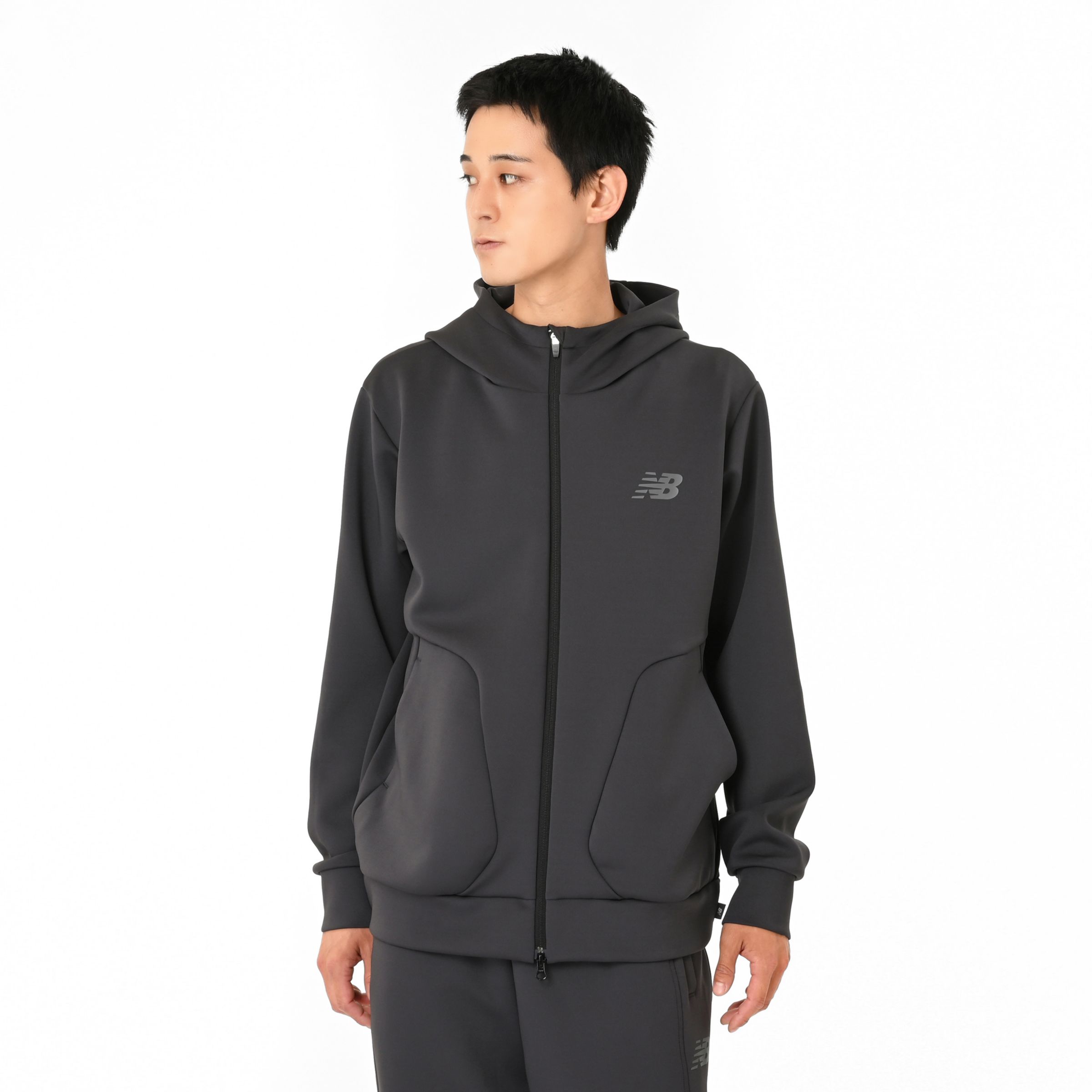 カードボードフーデッドジャケット