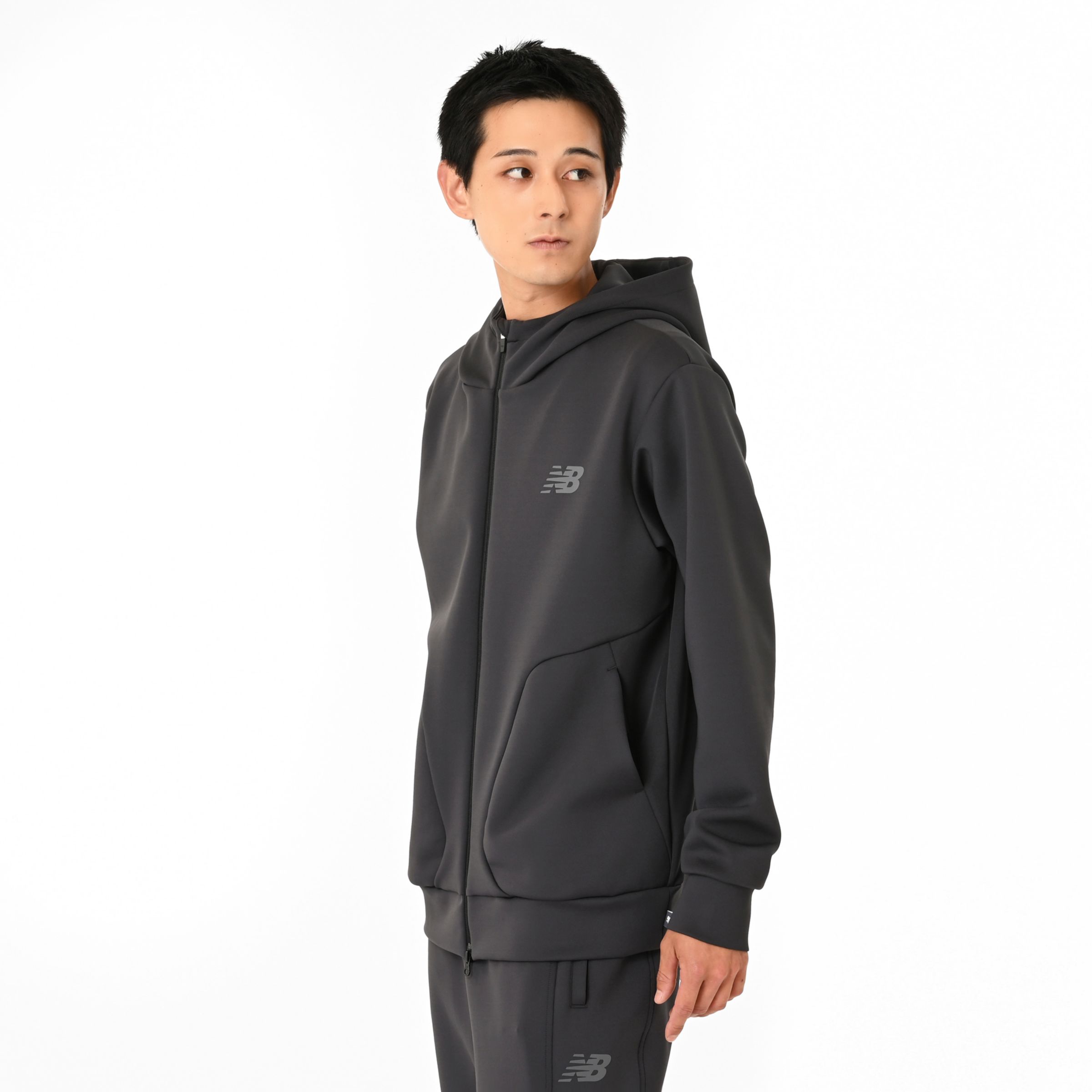 カードボードフーデッドジャケット