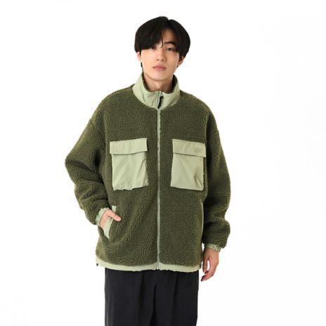 ボアフリースジャケット