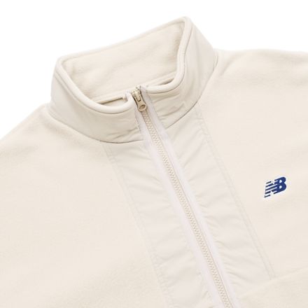 NB刺繍フリースジャケット