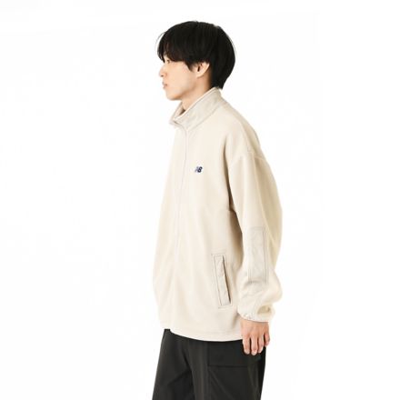 NB刺繍フリースジャケット