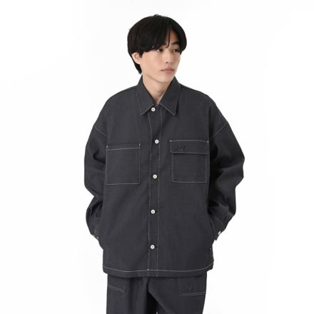 デニムジャケット, TEAM NAVY, AMJ55703TNV