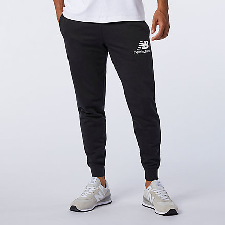New Balance NB Essentials Stacked Logo Sweatpant, AMP03558BK image number null
