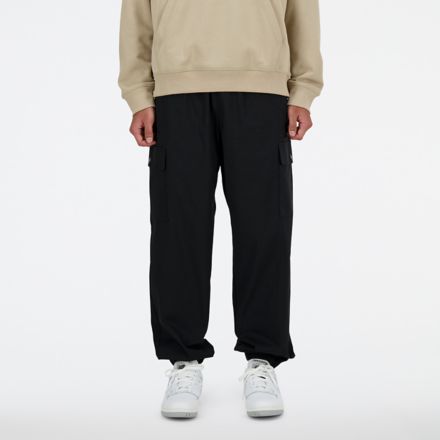 Twill Cargo 慢跑長褲, 深橄欖石, AMP41579BK