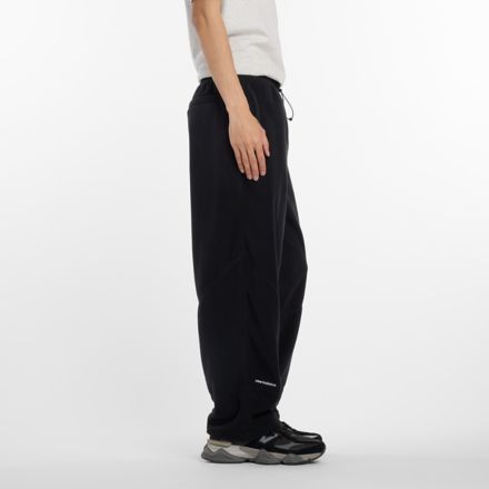 NB GREY フリース ワイド パンツ