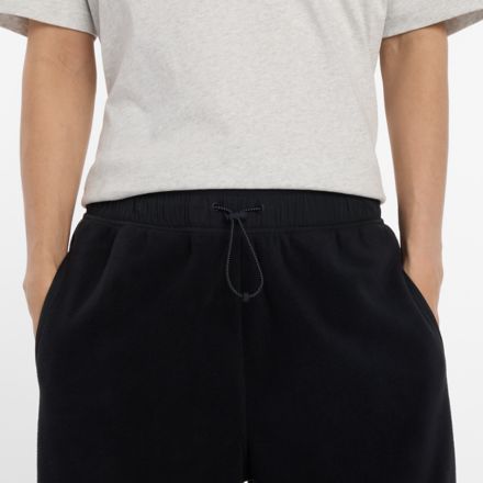 NB GREY フリース ワイド パンツ, BLACK, AMP53625BK