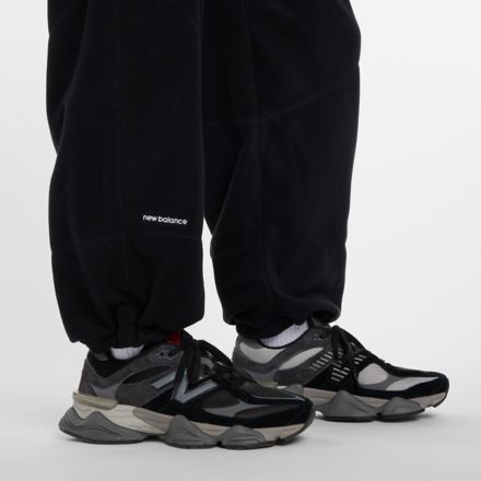 NB GREY フリース ワイド パンツ