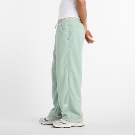 NB GREY フリース ワイド パンツ