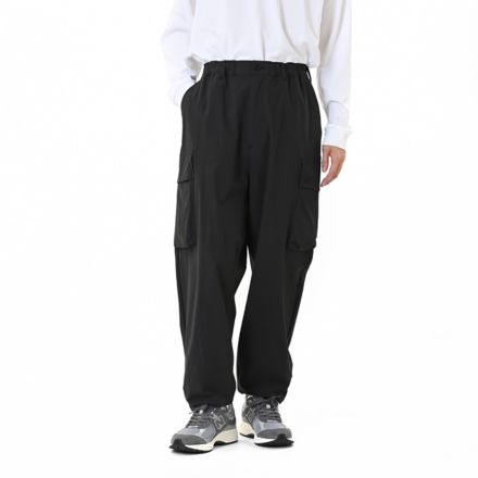 ストレッチナイロンワイドカーゴ, BLACK CEMENT, AMP55687BLK