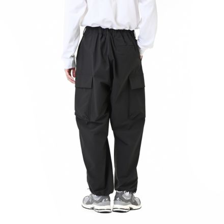 ストレッチナイロンワイドカーゴ, BLACK CEMENT, AMP55687BLK