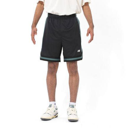 リブラインショーツ, BLACK with GREEN, AMS45077BKG