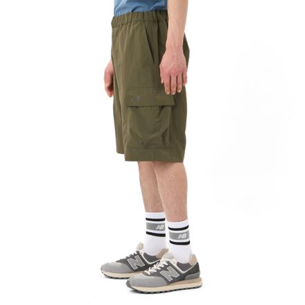 Woven Cargo Shorts, DARK MOSS, AMS45126DMO