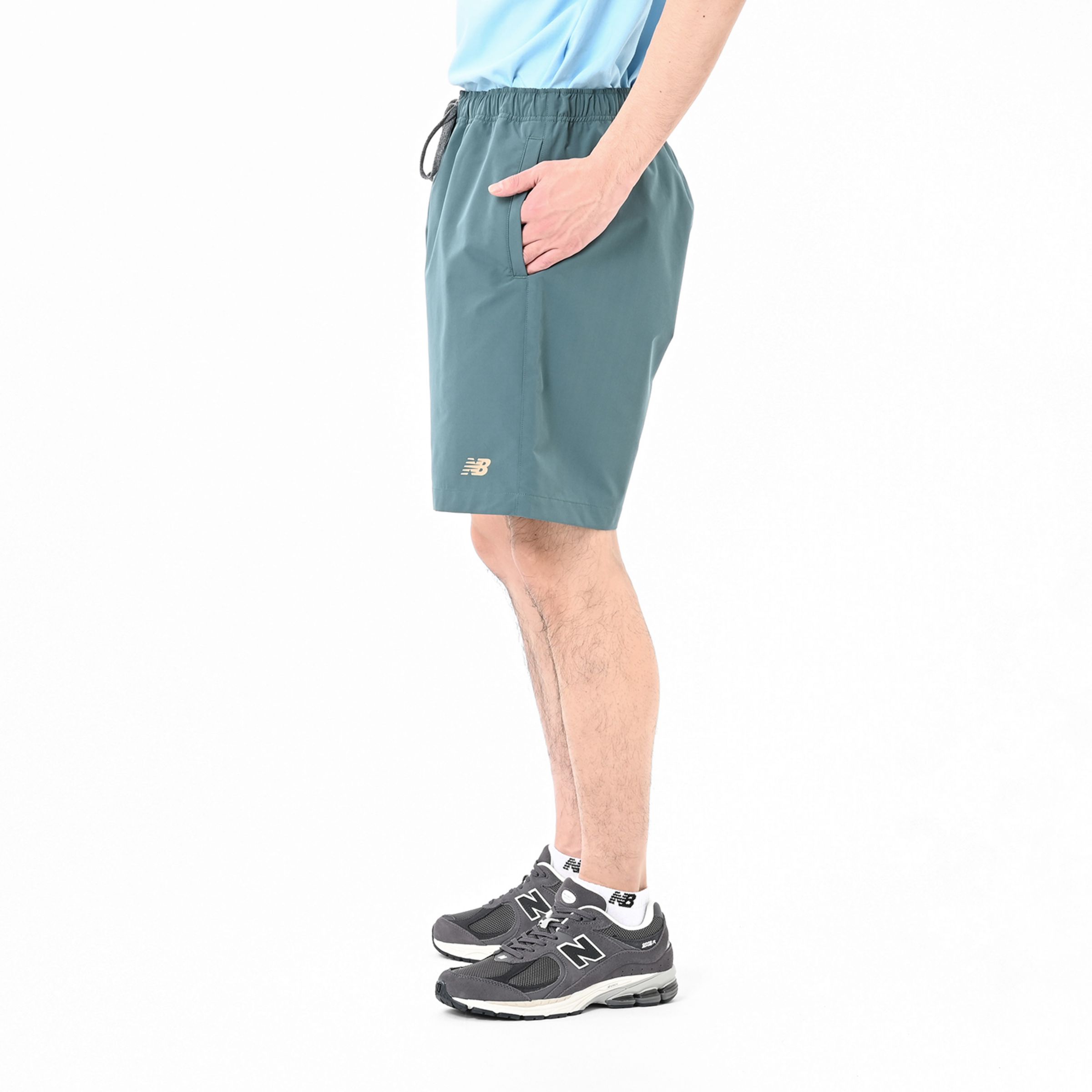 ウーブンカラーショーツ