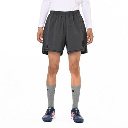 Black Out メッシュストレッチ ウーブンショーツ, CHARCOAL, AMS55250CHC