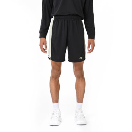 サイドパネルショーツ, BLACK, AMS55622BK