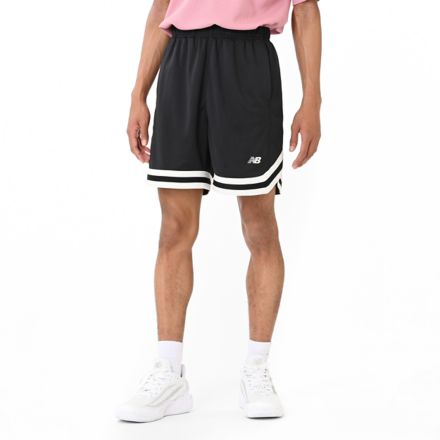 リブラインショーツ, BLACK, AMS55623BK