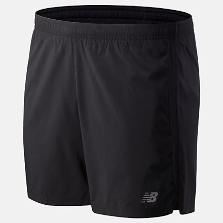 New Balance Accelerate 5 inch Short, AMS93187BK image number null